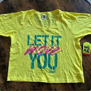 Zumba Fitness Kids Yellow Graphic Tee